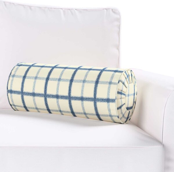 Bolster cushion with pleats