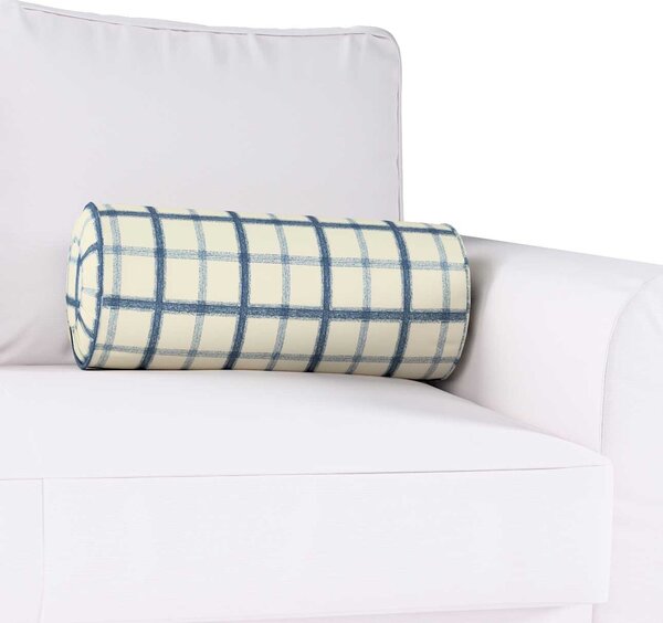 Bolster cushion with pleats