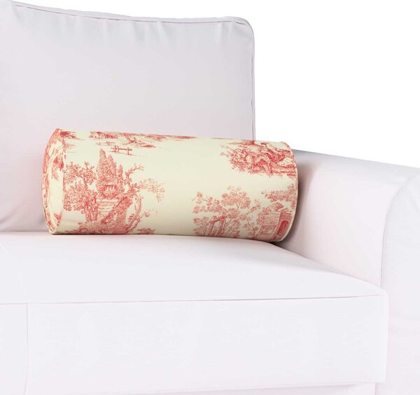 Bolster cushion with pleats