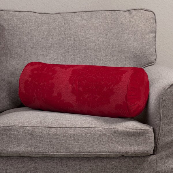 Bolster cushion with pleats