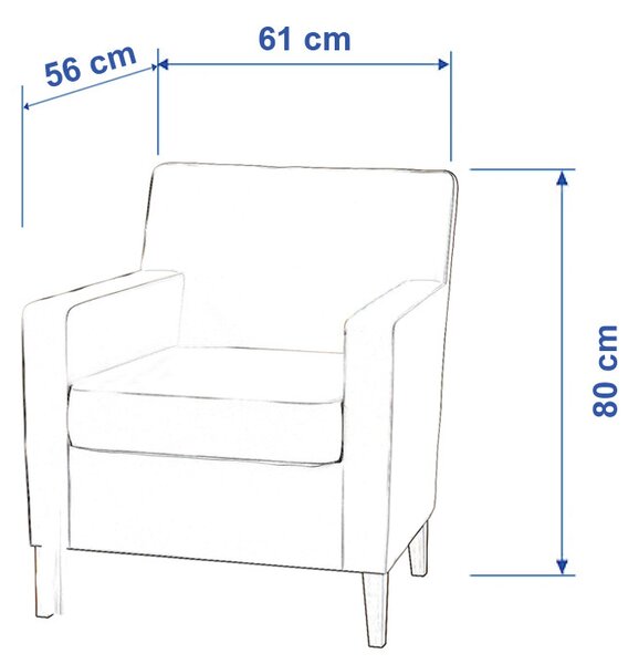 Karlstad tall chair cover