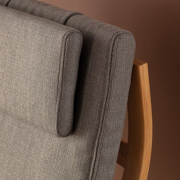 Poäng armchair cushion + cover (with detachable headrest)