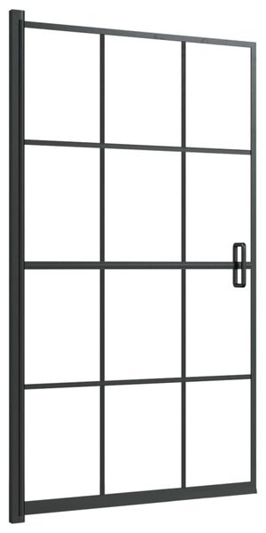 Shower Enclosure ESG 80x140 cm Black