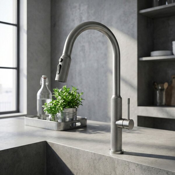 Kitchen faucet Rea Master Brush Nickel