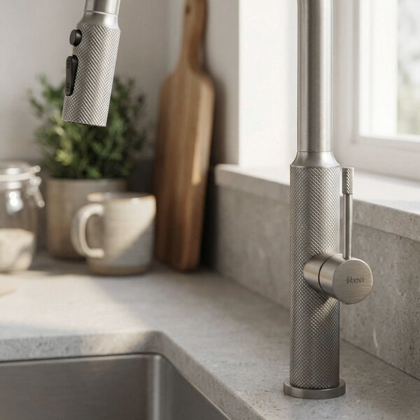 Kitchen faucet Rea Master Brush Nickel