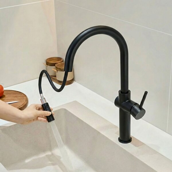 Kitchen faucet Fresh High Black