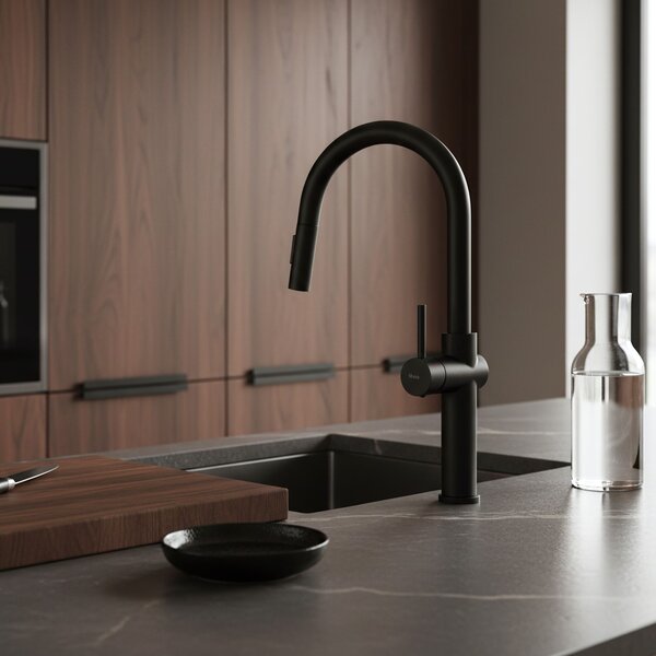 Kitchen faucet Fresh High Black