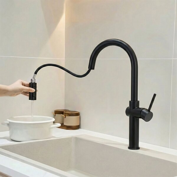 Kitchen faucet Fresh High Black