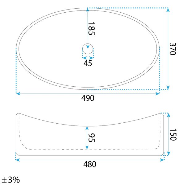 Countertop Basin Rea Dream