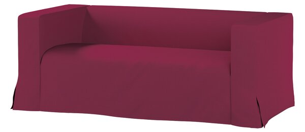 Klippan 2-seater floor length sofa cover with box pleats