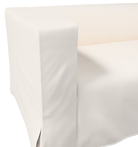 Klippan 2-seater floor length sofa cover with box pleats