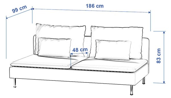 Söderhamn 3-seater section