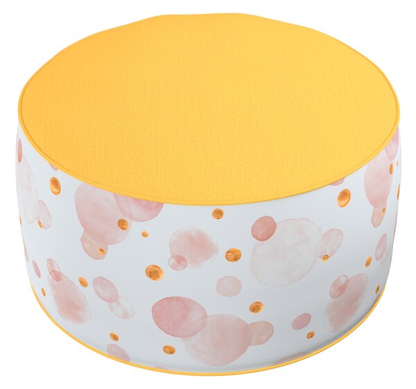 Two-coloured Coli pouf