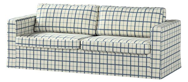 Floor length Karlstad 3-seater sofa cover