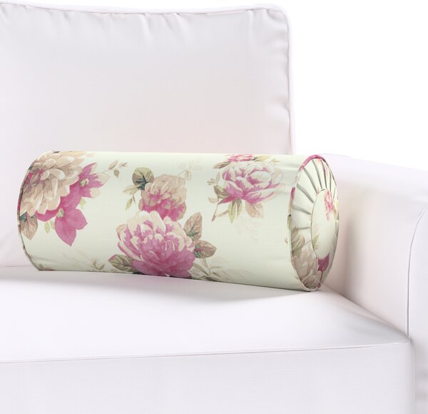 Bolster cushion with pleats