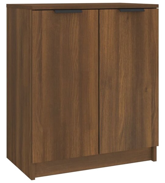 Shoe Cabinet Brown Oak 59x35x70 cm Engineered Wood