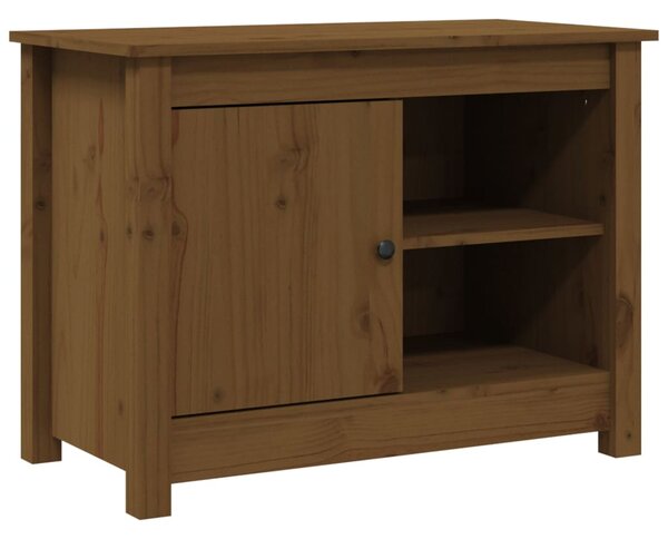 TV Cabinet Honey Brown 70x36.5x52 cm Solid Wood Pine