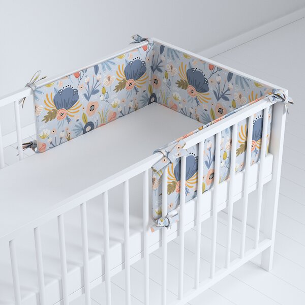 Crib rail cover