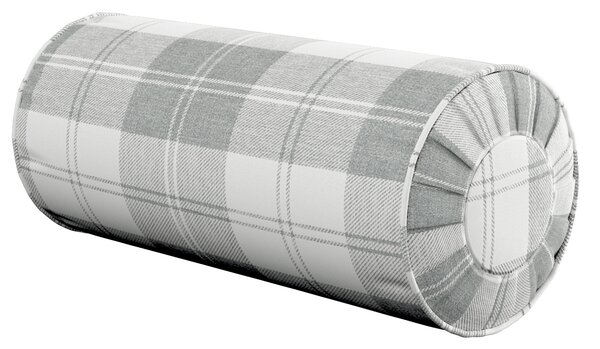 Bolster cushion with pleats