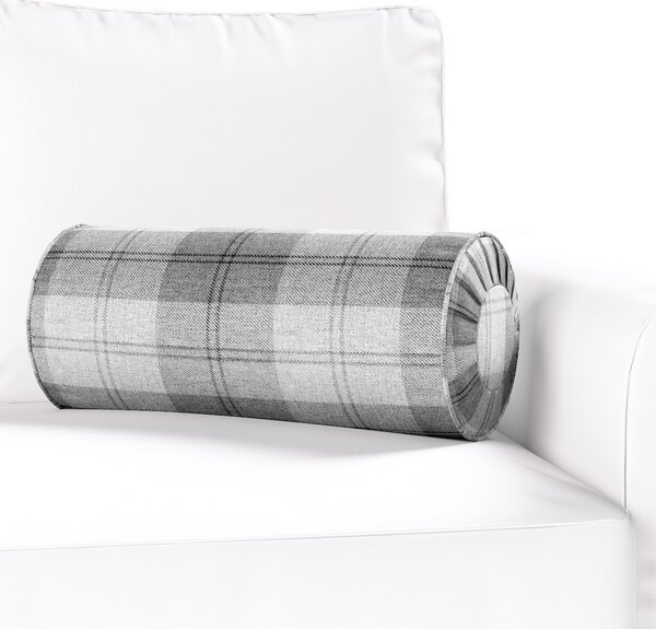 Bolster cushion with pleats