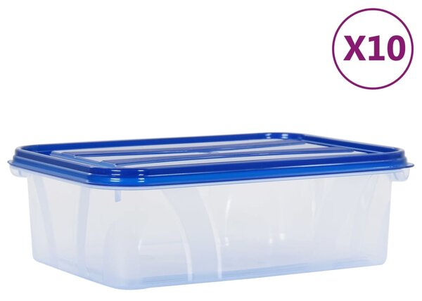 Food Storage Containers with Lids 10 pcs PP