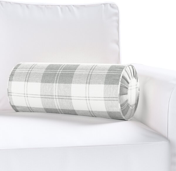 Bolster cushion with pleats