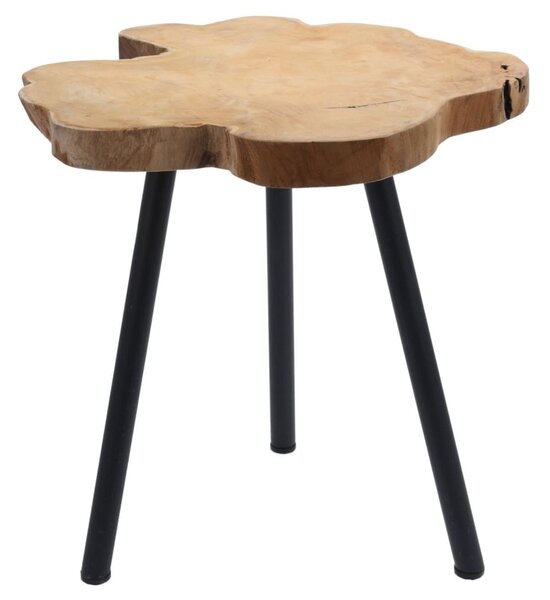 H&S Collection Side Table Teak 40 cm