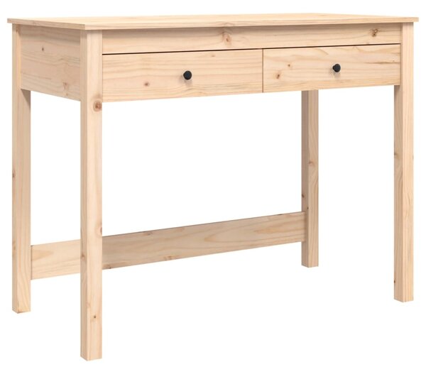 Desk with Drawers 100x50x78 cm Solid Wood Pine