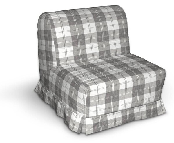 Lycksele chair-bad cover with box pleats