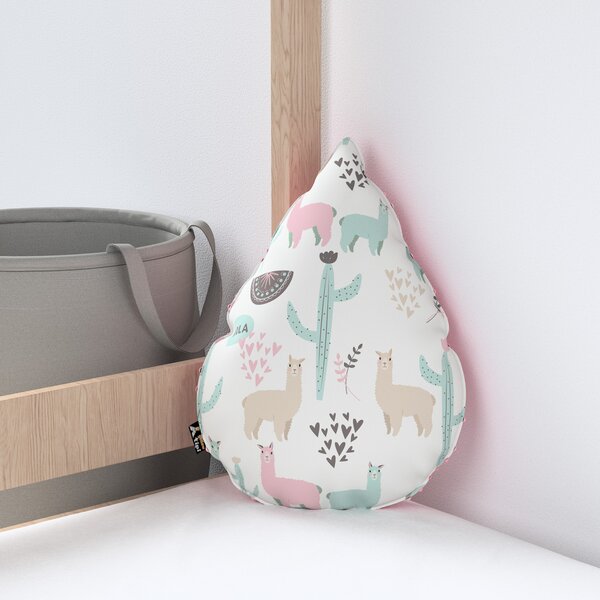 Sweet Drop pillow with minky