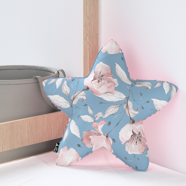 Lucky Star pillow with minky