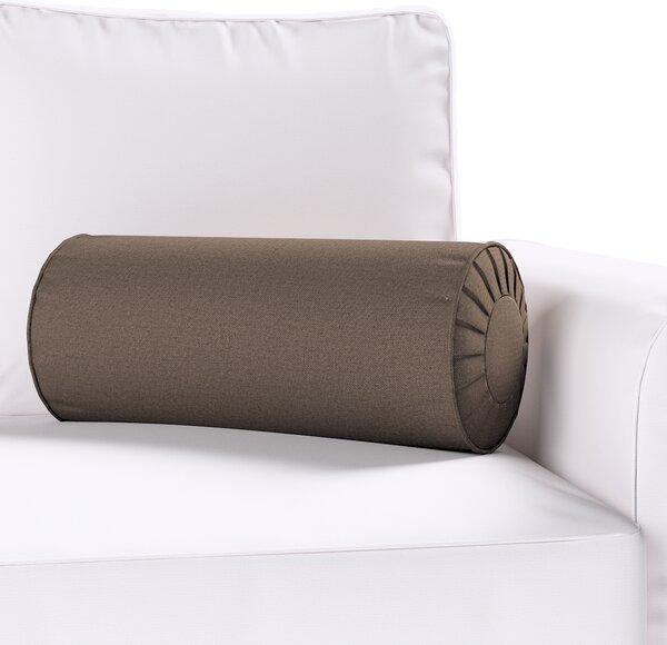 Bolster cushion with pleats