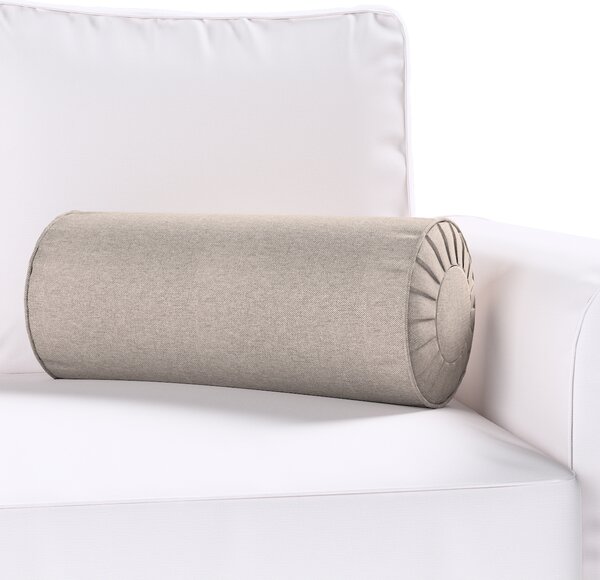 Bolster cushion with pleats