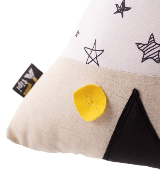 Yellow Tipi pillow