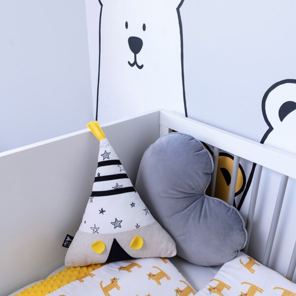 Yellow Tipi pillow