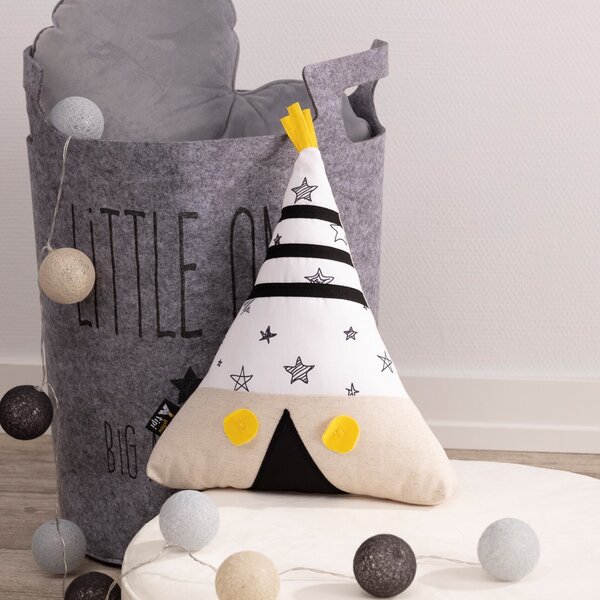 Yellow Tipi pillow