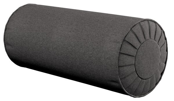 Bolster cushion with pleats