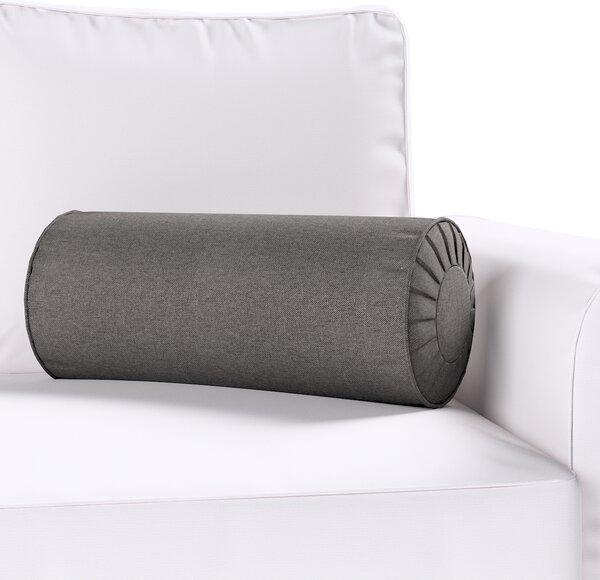 Bolster cushion with pleats