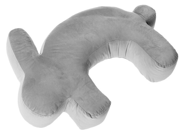 Velvet Bunny grey nursing pillow