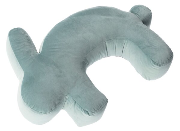 Velvet Bunny mint nursing pillow