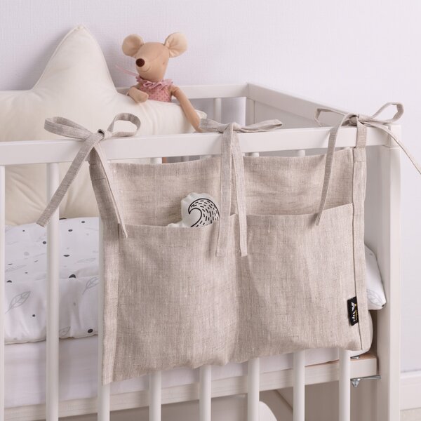 Organizer for the crib Linen Beige