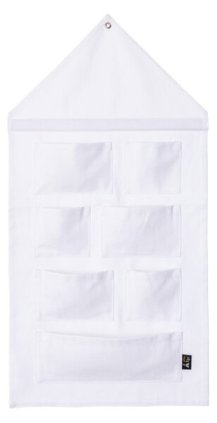 House-shaped organizer Cotton White