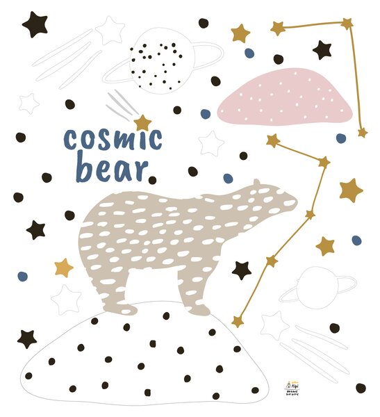 Cosmic Bear sticker set