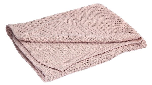 Woolly pink rug