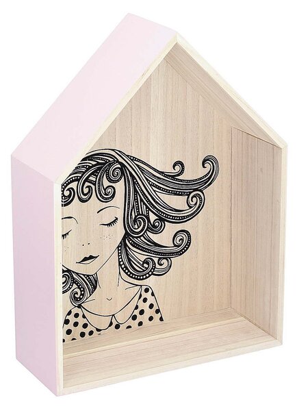 Lovely House pink shelf 49cm