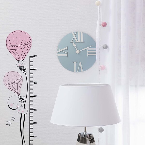 Retro light blue clock