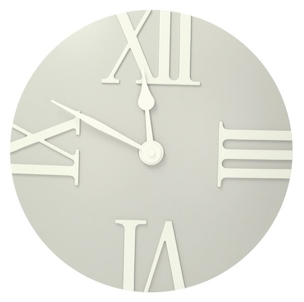 Retro grey clock