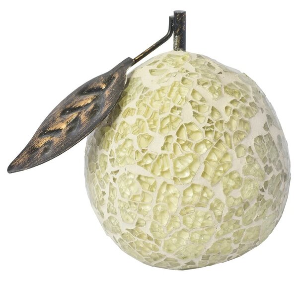 Clisson Decorative Mosaic Glass Orange Fruit In White