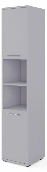 Cadott Wooden Storage Cabinet Tall With 2 Doors In Matt Grey