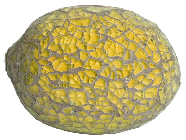 Hasselt Decorative Mosaic Glass Lemon In Yellow